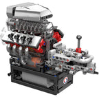 V8 7.2L HEMI Dodge Charger & Boite de vitesse Motorisé | 854 pcs