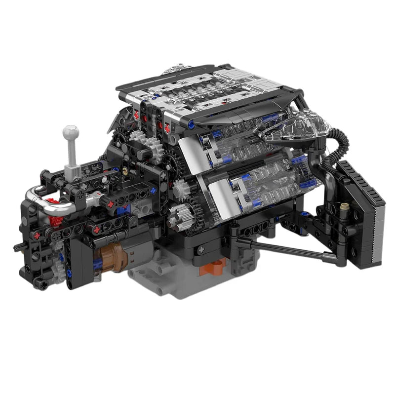 W12 Bi-Turbo Audi A8 & Boite de vitesse Motorisé | 870 pcs