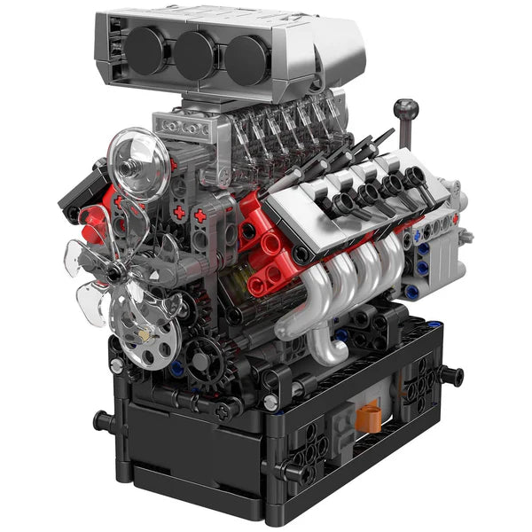 V8 7.2L HEMI Dodge Charger & Boite de vitesse Motorisé | 854 pcs
