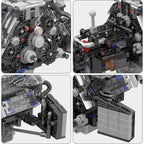 W12 Bi-Turbo Audi A8 & Boite de vitesse Motorisé | 870 pcs