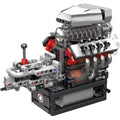 V8 7.2L HEMI Dodge Charger & Boite de vitesse Motorisé | 854 pcs
