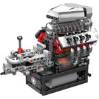 V8 7.2L HEMI Dodge Charger & Boite de vitesse Motorisé | 854 pcs