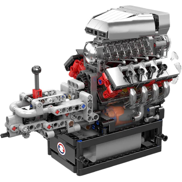 V8 7.2L HEMI Dodge Charger & Boite de vitesse Motorisé | 854 pcs