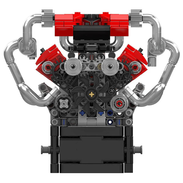 V8 Ferrari & Boite de vitesse Motorisé | 749 pcs