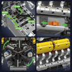 V12 6.5L Atmosphérique Lamborghini & Boite de vitesse Motorisé | 1259 pcs