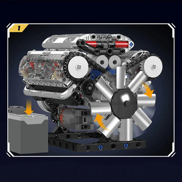 V8 Classic Motorisé | 534 pcs
