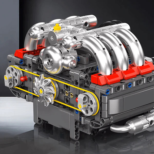 Flat-6 Porsche Motorisé | 608 pcs