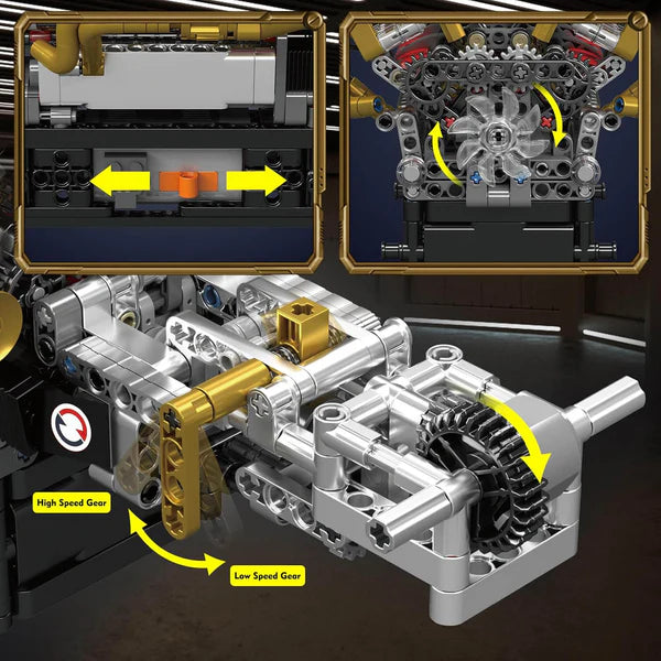 V12 6.5L Atmosphérique Aston Martin Motorisé | 973 pcs