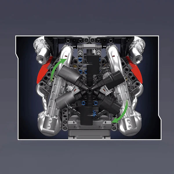 V8 Bi-Turbo AMG & Boite de vitesse Motorisé | 1168 pcs