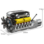 V12 6.5L Atmosphérique Lamborghini & Boite de vitesse Motorisé | 1259 pcs