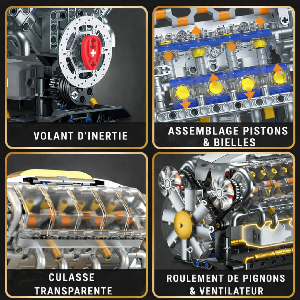 V8 Motorisé | 691 pcs