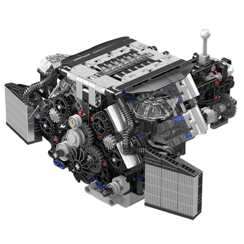 W12 Bi-Turbo Audi A8 & Boite de vitesse Motorisé | 870 pcs