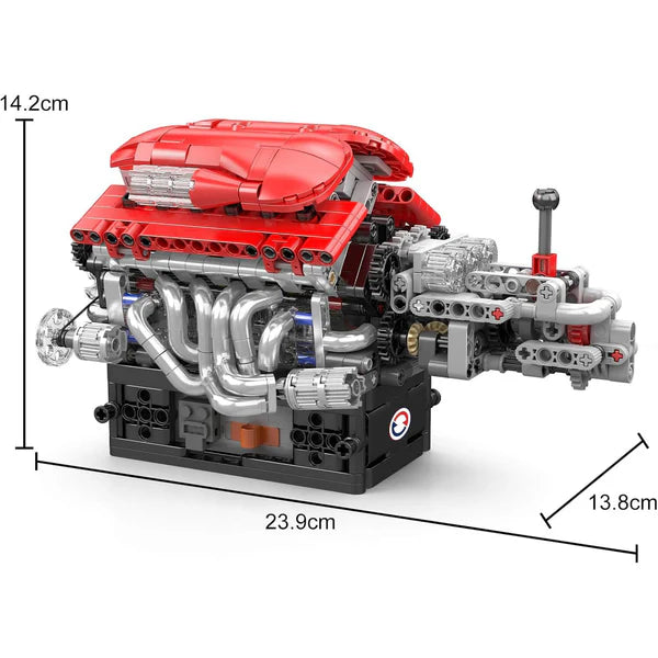 V12 Atmosphérique Ferrari & Boite de vitesse Motorisé | 862 pcs