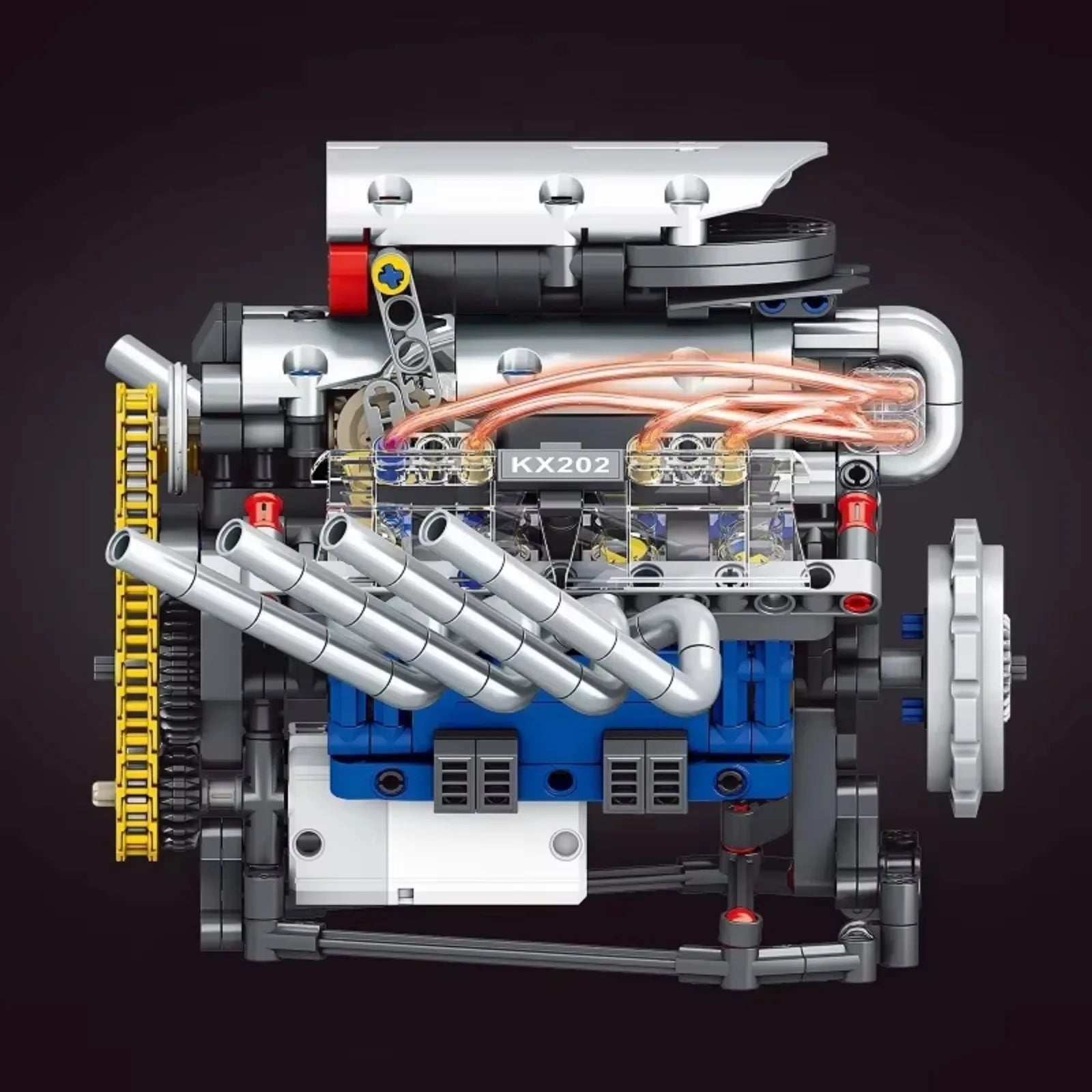 V8 Hot Rod Motorisé | 664 pcs