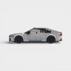 Vue de profil de l'Audi RS7 grise en briques ABS à construire Speedbrick