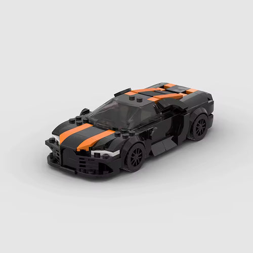 Vue avant de la Bugatti Chiron Super Sport en briques ABS Speedbrick