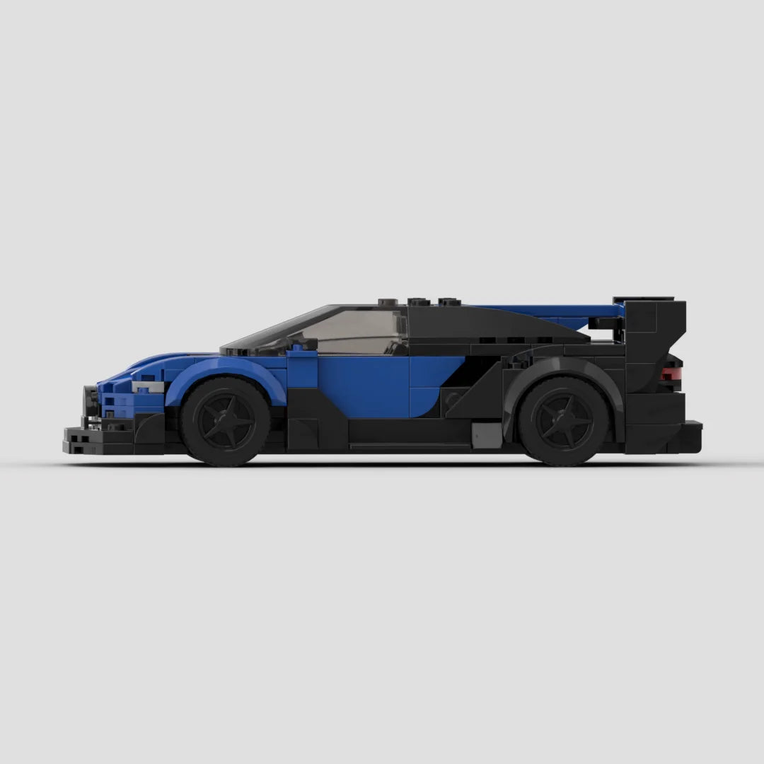 Vue de profil de la Bugatti Vision GT en briques ABS Speedbrick