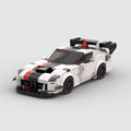 Vue avant de la Dodge Viper GTS-R en briques ABS Speedbrick