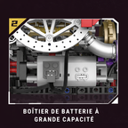 Batterie du moteur V8 Supercar en briques motorisé