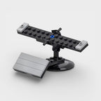 Vue avant du stand Speedbrick pour exposer une voiture en briques